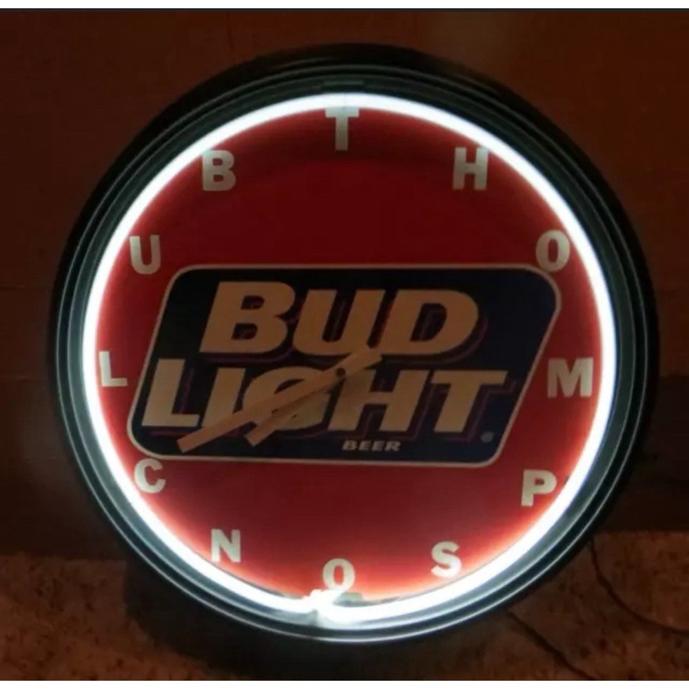 1995 Budweiser neon Light Clock